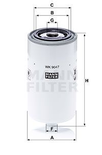 MANN-FILTER kuro filtras WK 9047