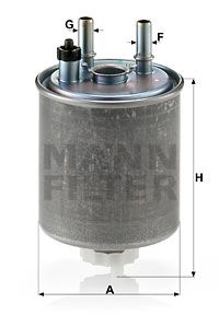 MANN-FILTER kuro filtras WK 918/1