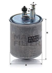 MANN-FILTER kuro filtras WK 918/2 x