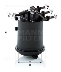 MANN-FILTER kuro filtras WK 939/1