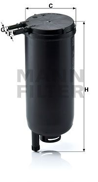 MANN-FILTER kuro filtras WK 939/14 x