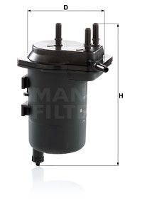 MANN-FILTER kuro filtras WK 939/5