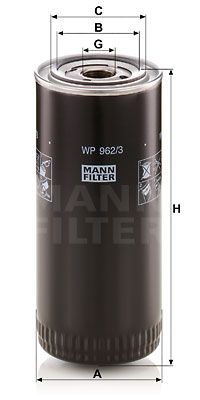 MANN-FILTER kuro filtras WP 962/3 x