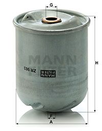 MANN-FILTER Масляный фильтр ZR 903 x