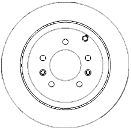 MAPCO stabdžių diskas 15314