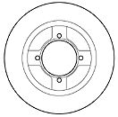 MAPCO stabdžių diskas 15512