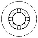 MAPCO stabdžių diskas 15547