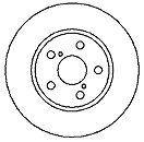 MAPCO stabdžių diskas 15558