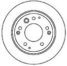 MAPCO Тормозной диск 15622