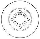 MAPCO stabdžių diskas 15862