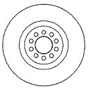 MAPCO stabdžių diskas 15872