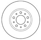 MAPCO stabdžių diskas 15961