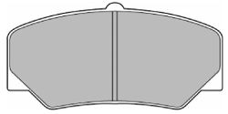 MAPCO Комплект тормозных колодок, дисковый тормоз 6274