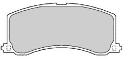MAPCO Комплект тормозных колодок, дисковый тормоз 6567