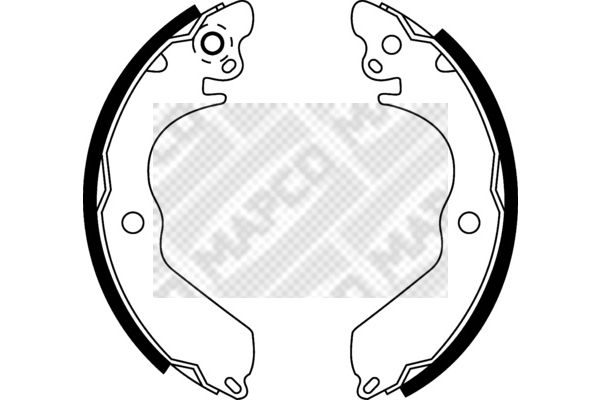 MAPCO Комплект тормозных колодок 8528