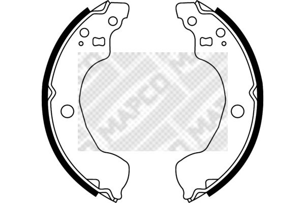 MAPCO Комплект тормозных колодок 8530