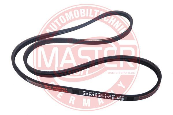 MASTER-SPORT V formos rumbuoti diržai 3PK1038-PCS-MS