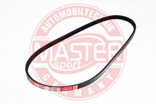 MASTER-SPORT V formos rumbuoti diržai 3PK885-PCS-MS