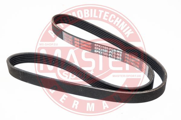 MASTER-SPORT V formos rumbuoti diržai 6PK1105-PCS-MS