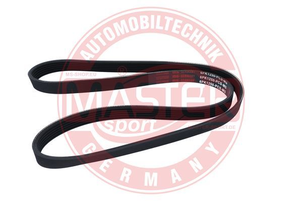 MASTER-SPORT V formos rumbuoti diržai 6PK1250-PCS-MS