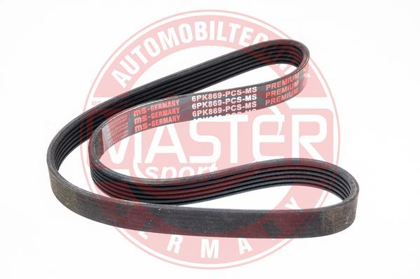 MASTER-SPORT V formos rumbuoti diržai 6PK869-PCS-MS