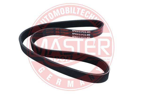 MASTER-SPORT V formos rumbuoti diržai 6PK915-PCS-MS