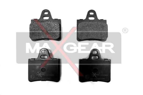 MAXGEAR Комплект тормозных колодок, дисковый тормоз 19-0400