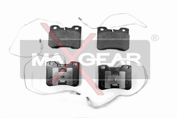 MAXGEAR Комплект тормозных колодок, дисковый тормоз 19-0417