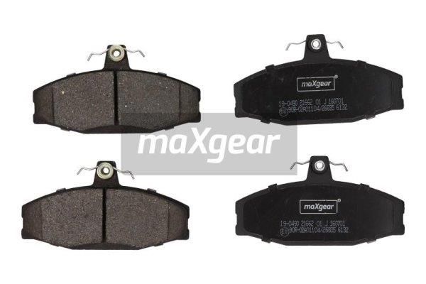 MAXGEAR Комплект тормозных колодок, дисковый тормоз 19-0490