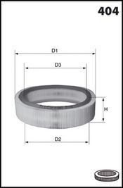 MECAFILTER oro filtras EL3625