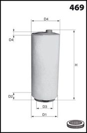 MECAFILTER Воздушный фильтр EL3954