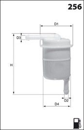 MECAFILTER Топливный фильтр ELE3578