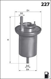 MECAFILTER kuro filtras ELE6063