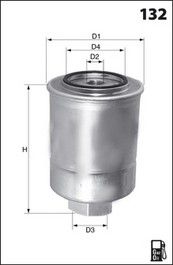 MECAFILTER Топливный фильтр ELG5230
