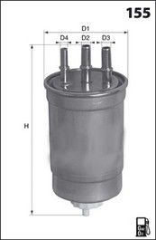 MECAFILTER Топливный фильтр ELG5336