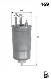 MECAFILTER Топливный фильтр ELG5373