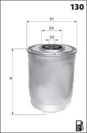 MECAFILTER Топливный фильтр ELG5406