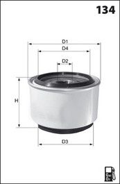 MECAFILTER Топливный фильтр ELG5538