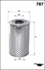 MECAFILTER alyvos filtras ELH4175