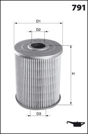 MECAFILTER alyvos filtras ELH4204