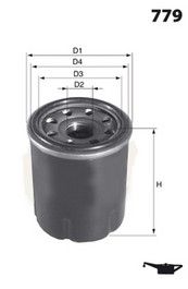 MECAFILTER alyvos filtras ELH4225