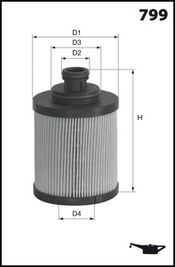 MECAFILTER alyvos filtras ELH4390