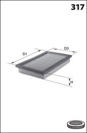 MECAFILTER oro filtras ELP9081