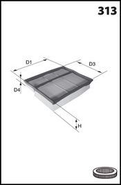 MECAFILTER oro filtras ELP9345