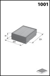 MECAFILTER filtras, salono oras ELR7518