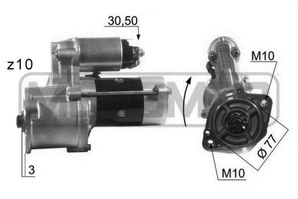 MESSMER Стартер 220013