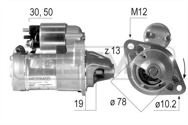 MESSMER Стартер 220047