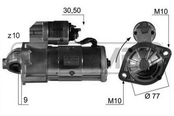 MESSMER Стартер 220086