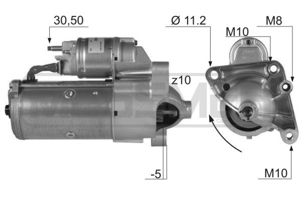 MESSMER starteris 220136