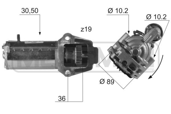 MESSMER starteris 220157